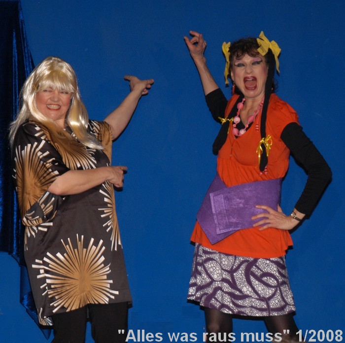 Ursel und Silke, Alles was raus muss, 1/2008 in Saarbrücken, Leidinger